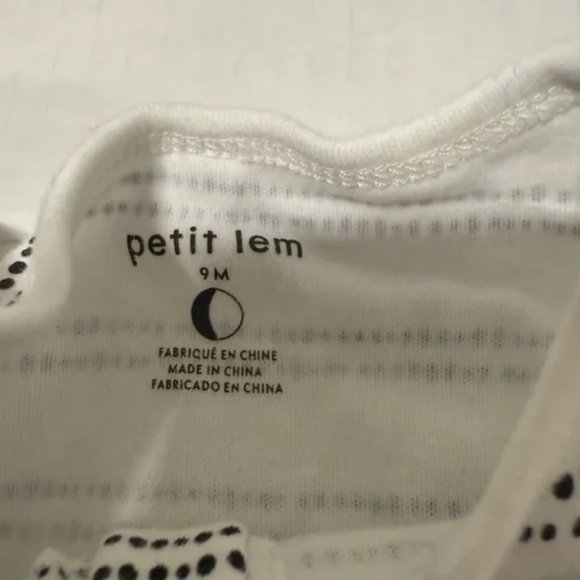 Long Sleeve Rompers (Miles Label & Petit Lam) (9m)  [💥BUNDLE 2 items] - Picture 5 of 5